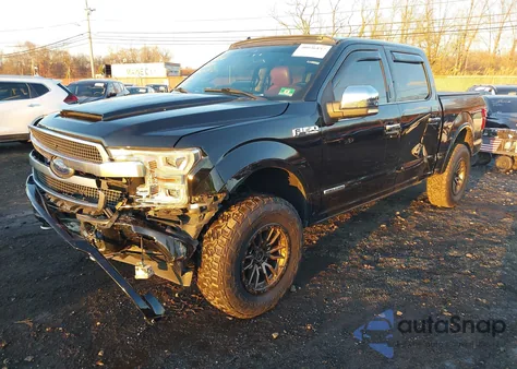 2018 Ford F150 Supercrew из США, поврежденный, VIN 1FTFW1E11JFD72882